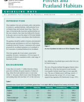 Forests and Peatland Habitats